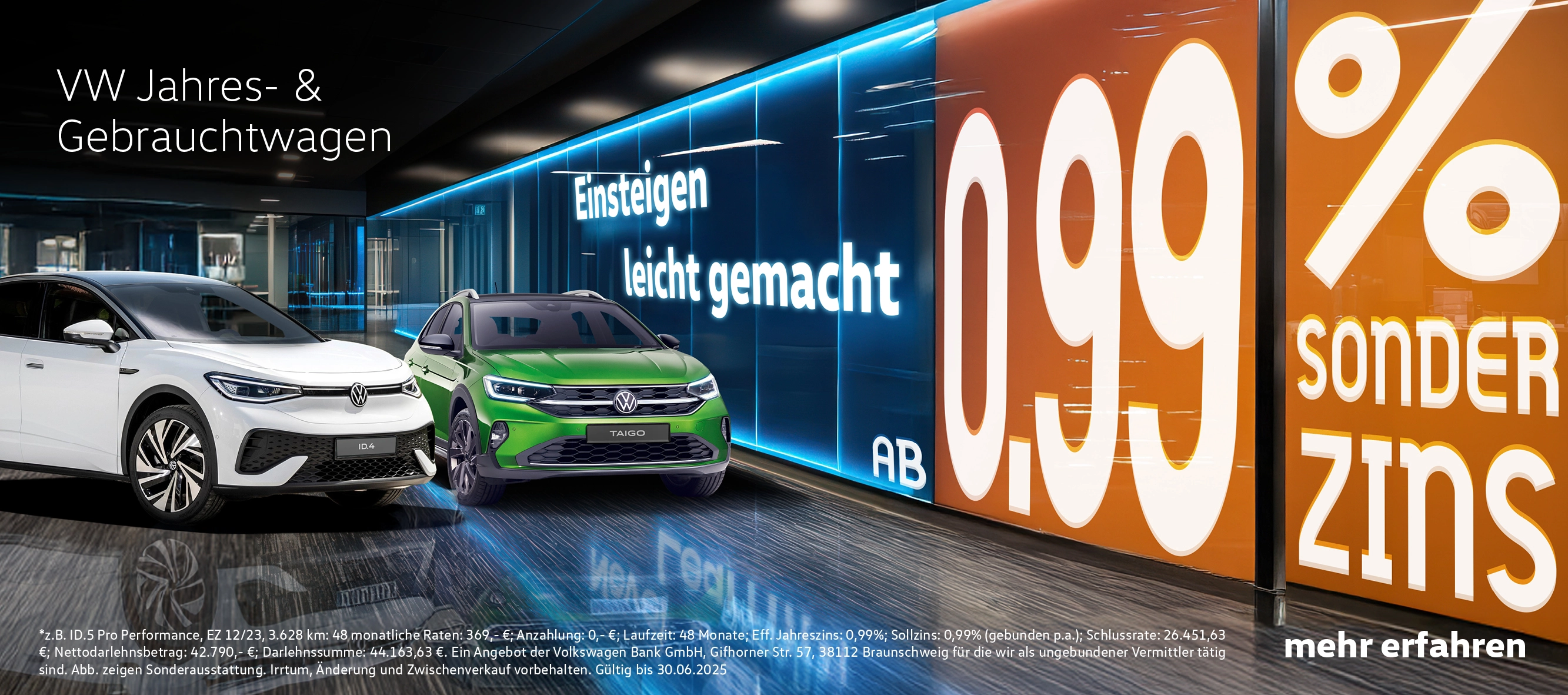 VW VVJ Sonderzins Aktion
