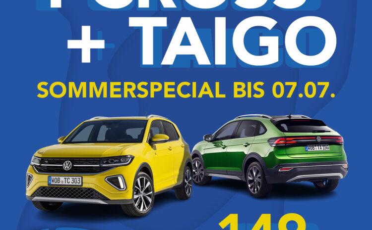  VW Taigo & T-Cross Sonderleasing
