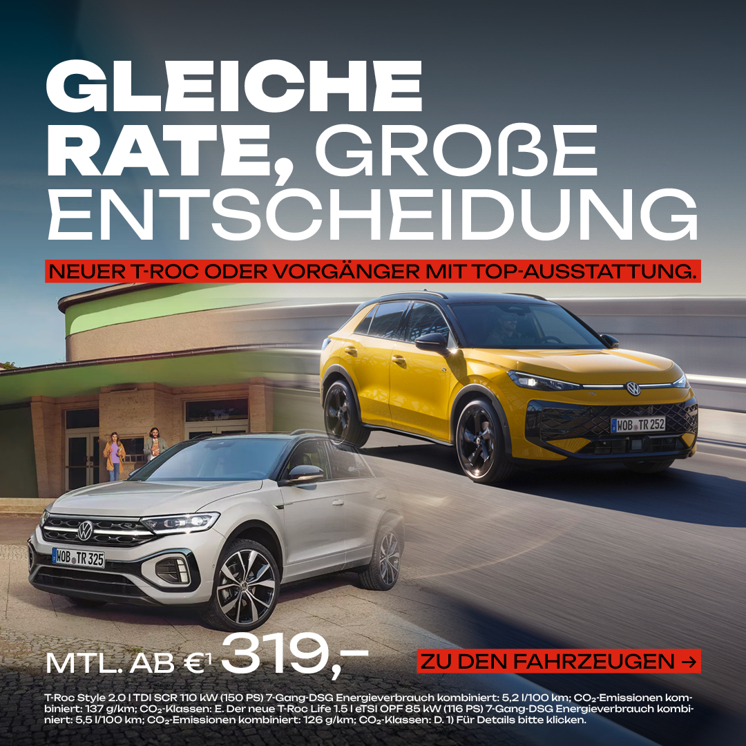 BEITRAG VW T-Roc + neuer T-Roc