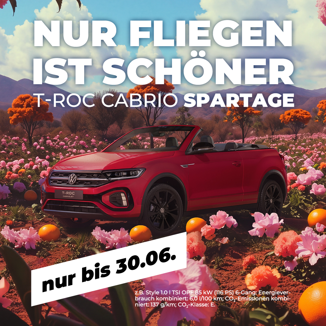 HEADER MOBILE VW T-Roc Cabriolet Speziwoche