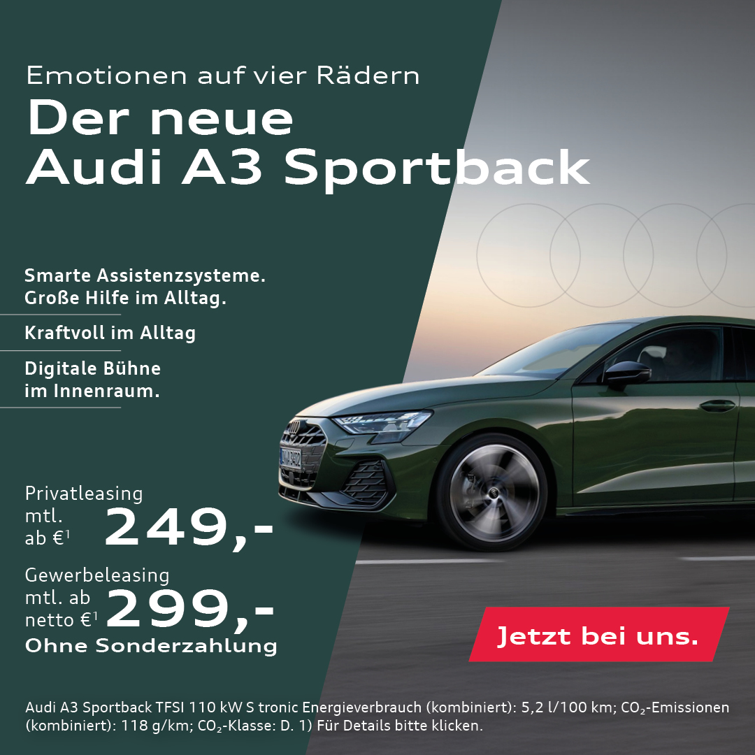 Audi A3 Sportback Sonderleasing